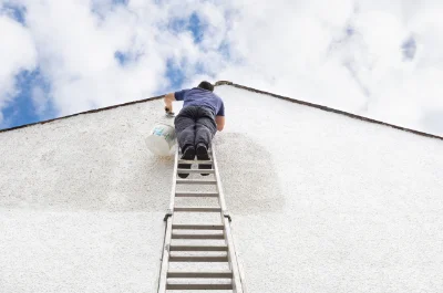 Peinture extérieure à Sagonne — façades et ravalement